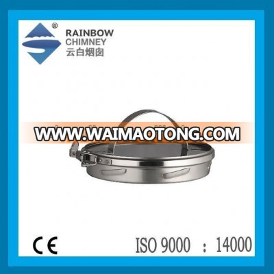 CE double wall stainless steel chimney cap chimney flue pipe fittings