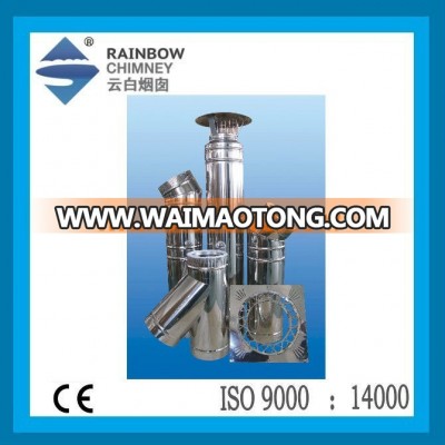 Double-wall Stove Chimney Flue Pipe with CE Certificate